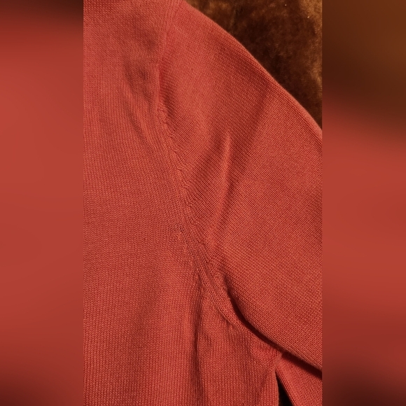 Lilly Pulitzer Medium Pink Cotton Knit 3/4 Sleeve Cardigan - Picture 8 of 9